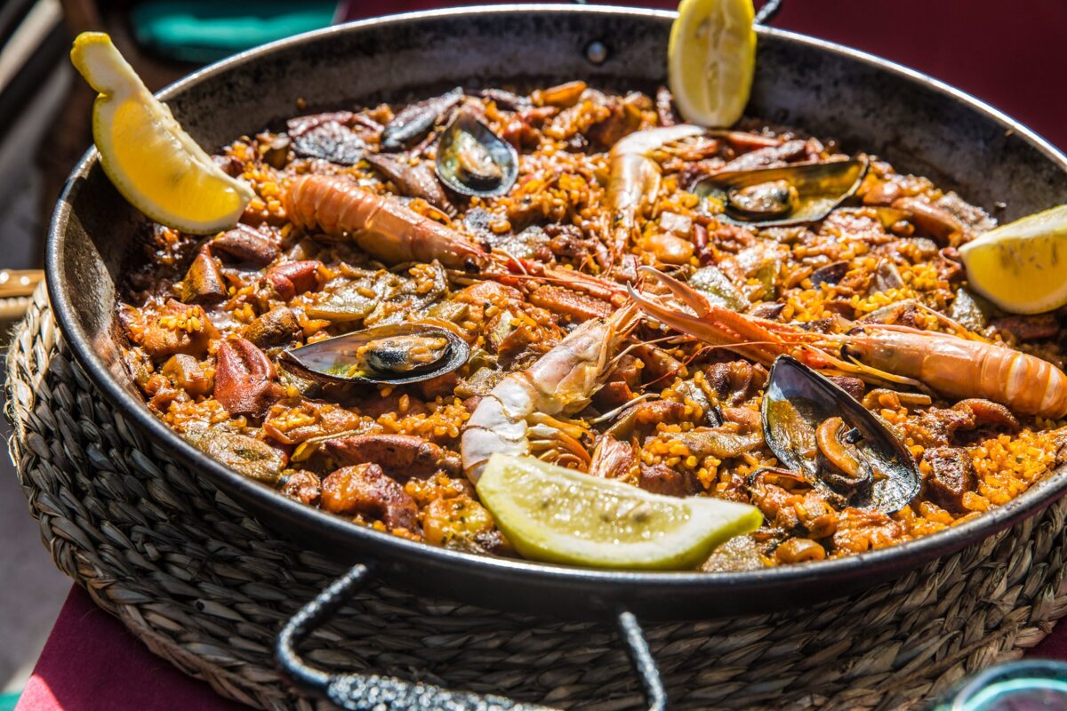 paella at Ca'n Costa restaurant