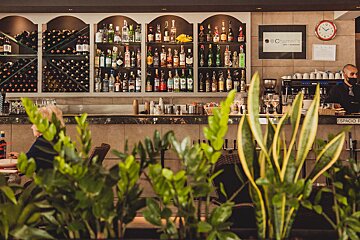 The bar at Chameli's Restaurant