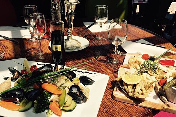 La Fille du Pecheur Restaurant, Villefranche Sur Mer style of cuisine