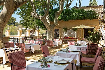 La Villa Gallici, Aix-en-Provence restaurant terrasse