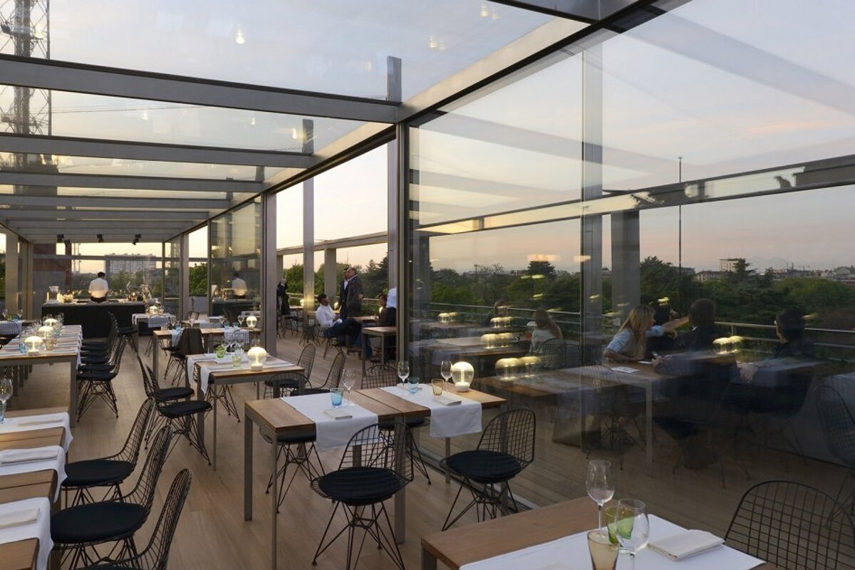 Terrazza Triennale Restaurant, Milan - Centre restaurant terrasse
