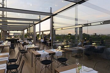 Terrazza Triennale Restaurant, Milan - Centre restaurant terrasse
