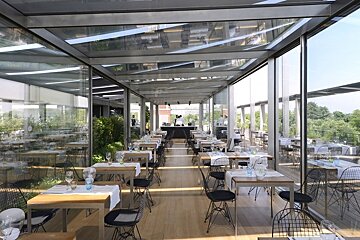 Terrazza Triennale Restaurant, Milan - Centre restaurant terrasse