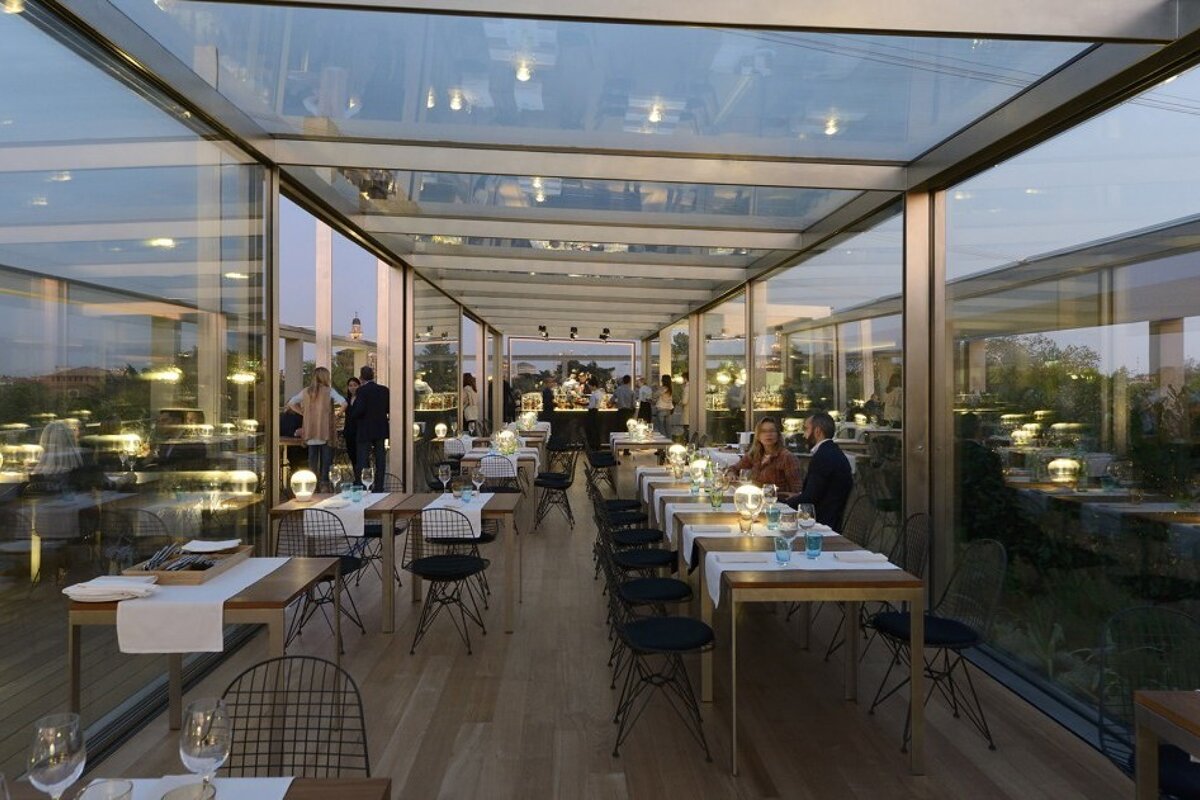 Terrazza Triennale Restaurant, Milan - Centre restaurant terrasse