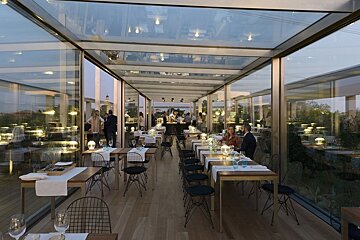 Terrazza Triennale Restaurant, Milan - Centre restaurant terrasse
