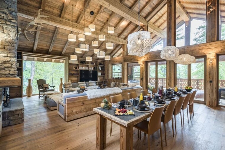 Chalet Inoko, Val d'Isere dining area