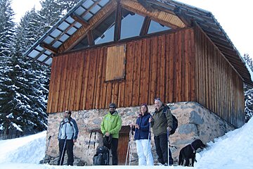 snow shoe tea break