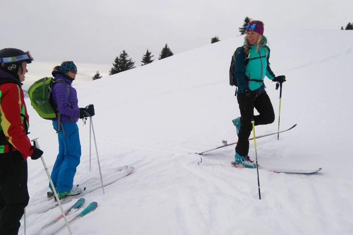Ski touring in Les Houches