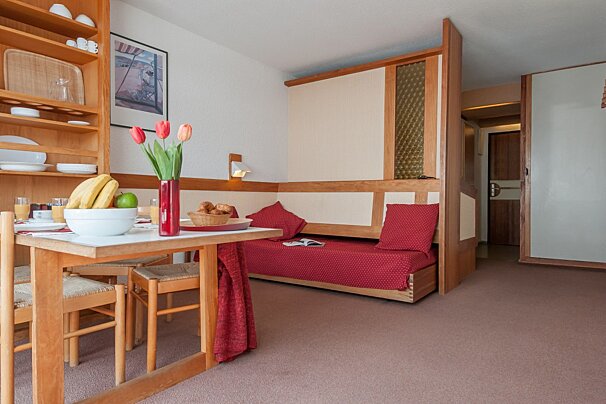 Studios - Residences Les Bleuets, Meribel living room