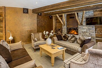 Santa Terra 40m2 4 person Apartment, Tignes - Les Brevieres lounge room