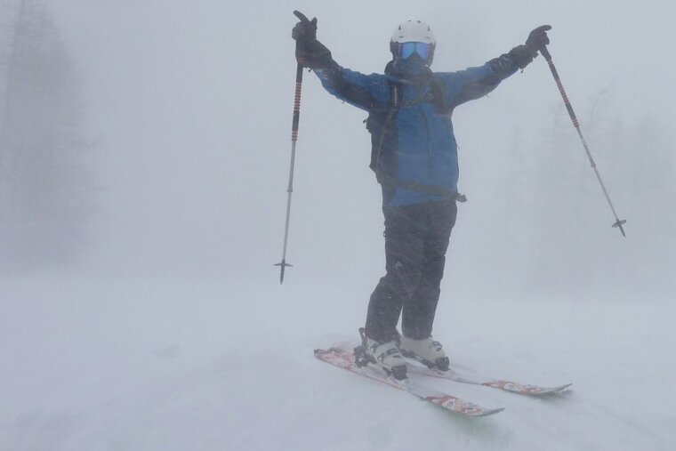 About Bad Weather Skiing in Val d'Isere