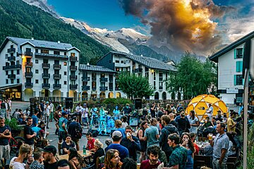 View from Bighorn in Chamonix