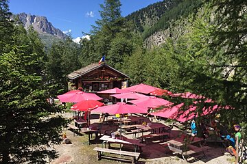 image of a mountain hut