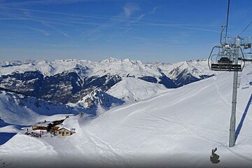 Les Inversens Restaurant, Plagne Bellecote exterior