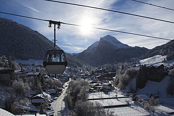 Bubble crossing valley