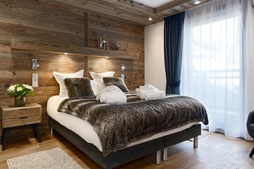 Annapurna B104 Apartment, Les Gets double bedroom