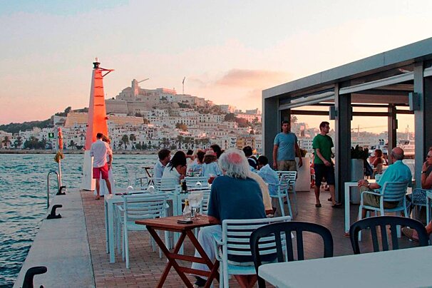 People watching in Ibiza