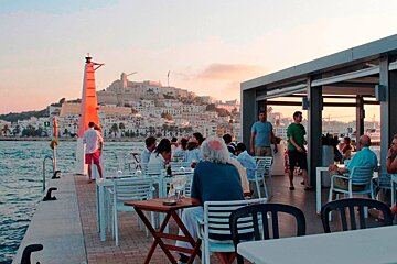 People watching in Ibiza