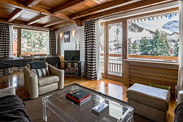 Plein Sud Apartment, Val d'Isere - Centre living-room