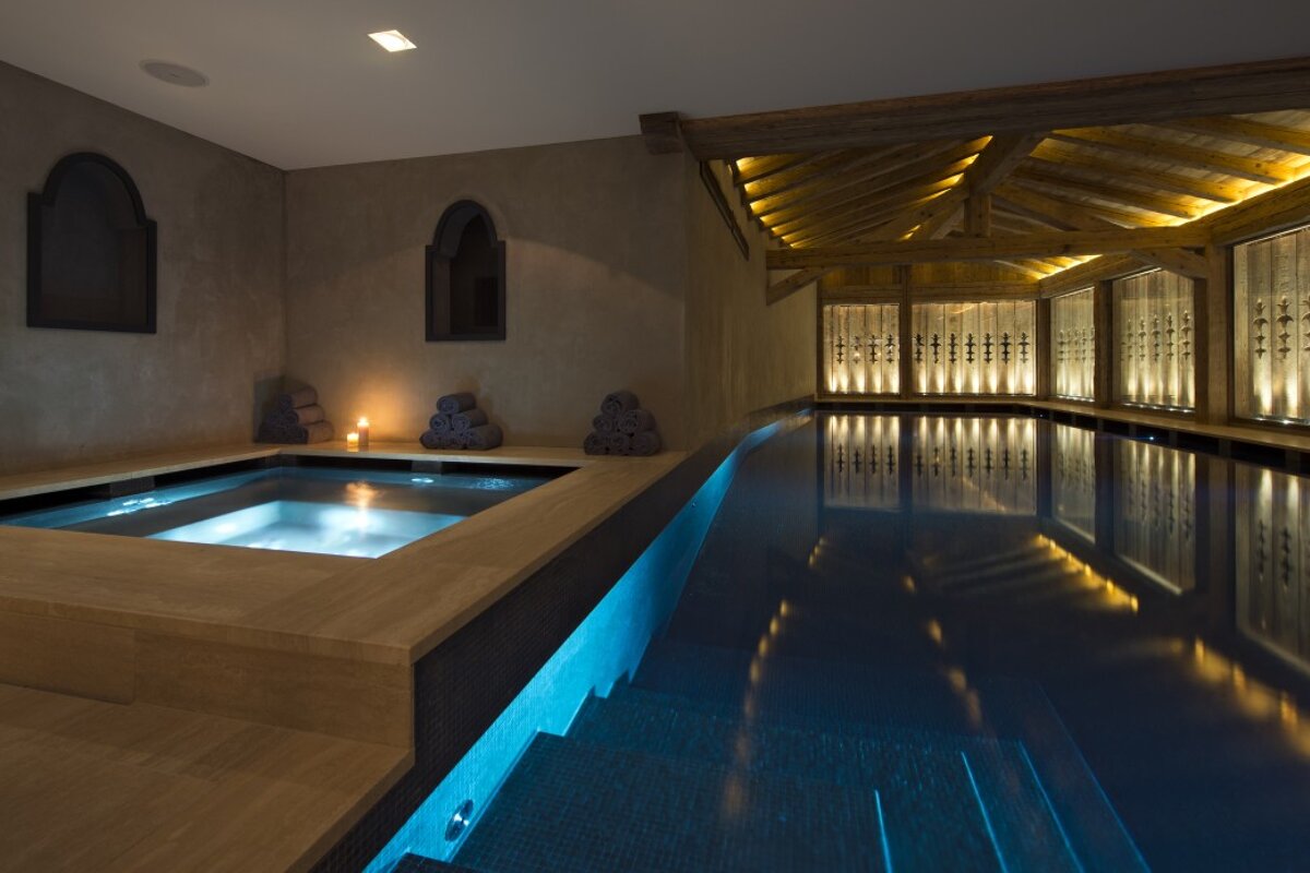 The Cordee Penthouse Apartment, Verbier spa area