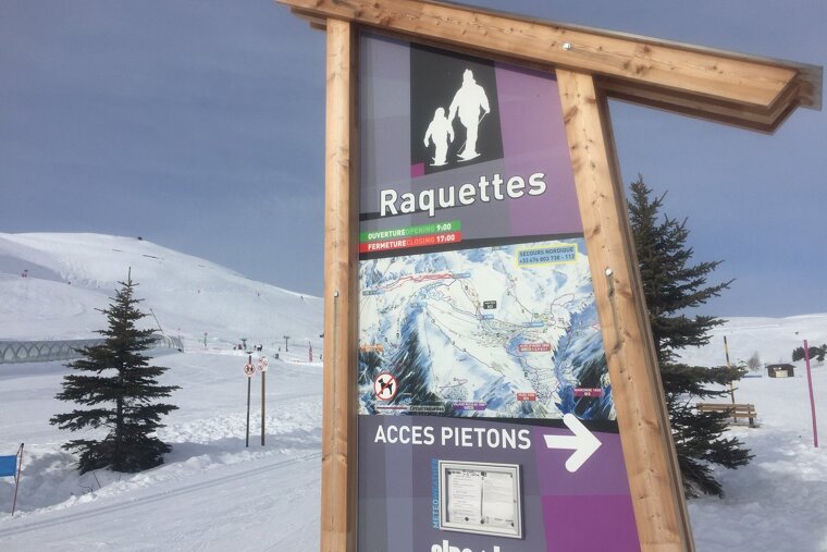 Alpe d'Huez enjoys cold temperatures & sunshine