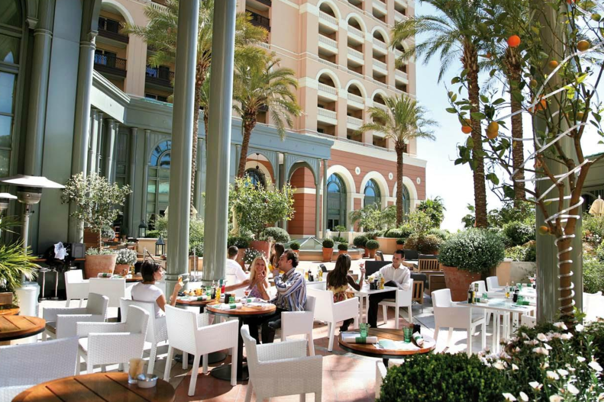 L'Orange Verte Restaurant, Monte-Carlo restaurant terrasse