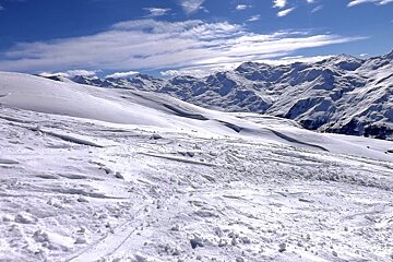 an off piste part of val thorens