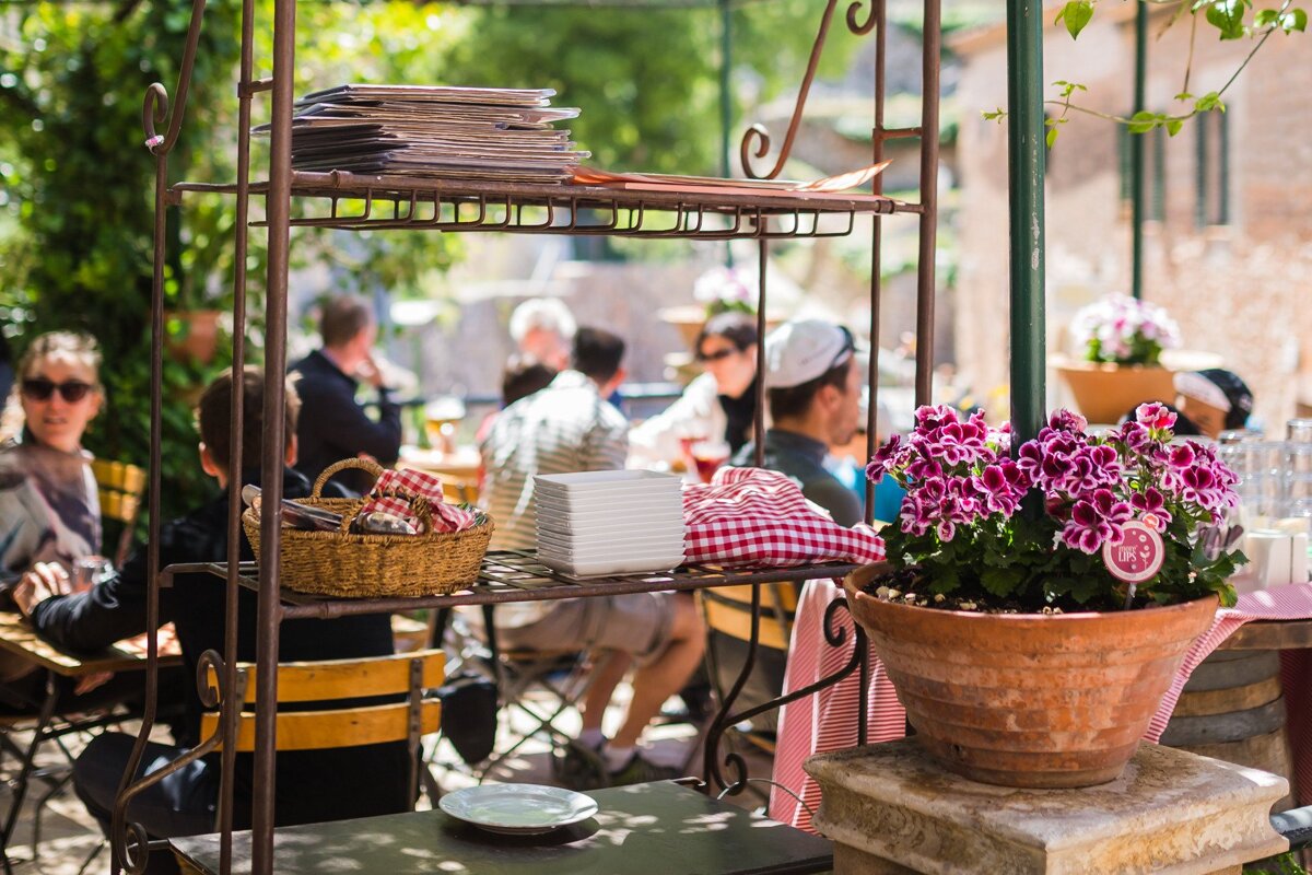 Xelini Restaurant, Deia restaurant terrasse