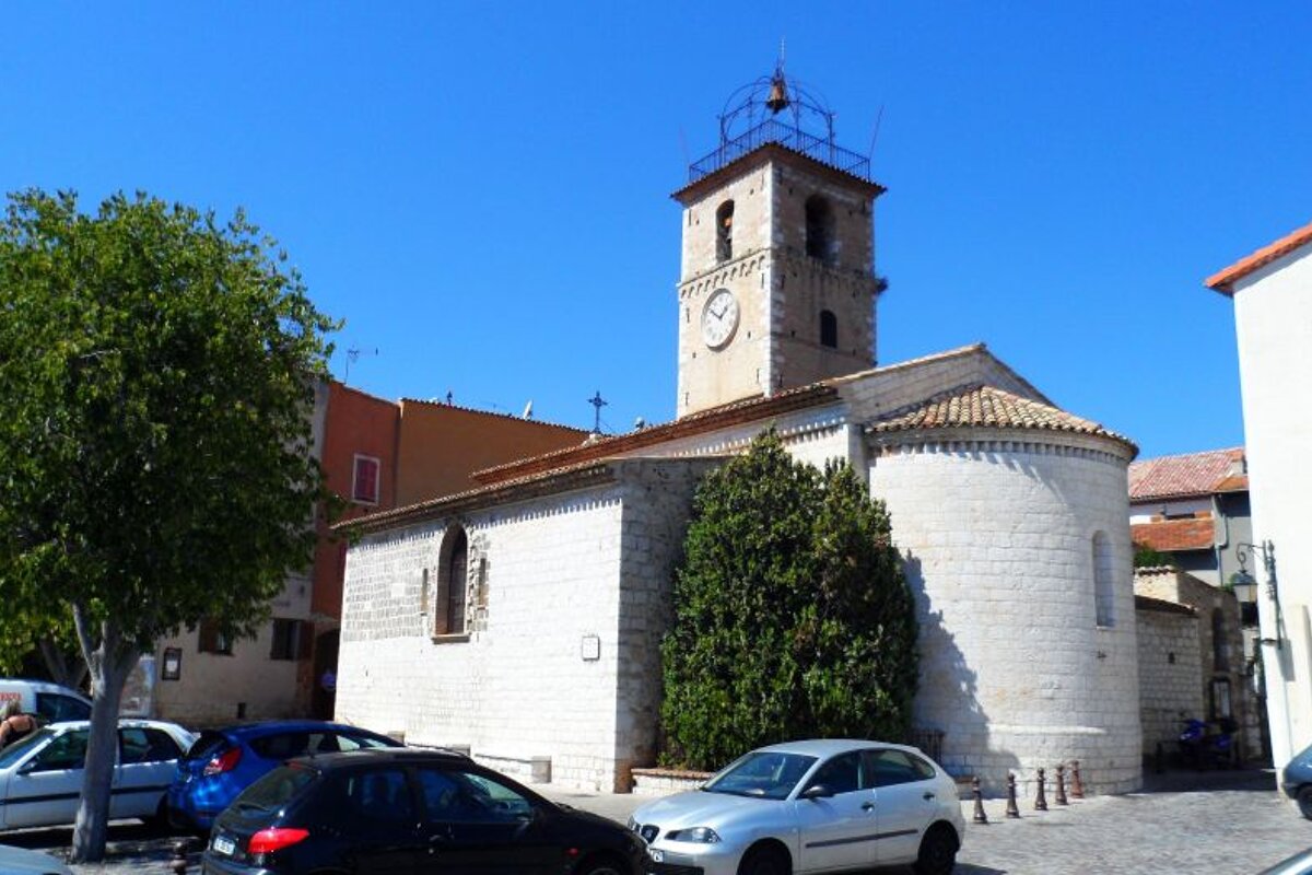 a medieval church in St Laurent du Var