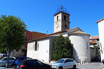 a medieval church in St Laurent du Var