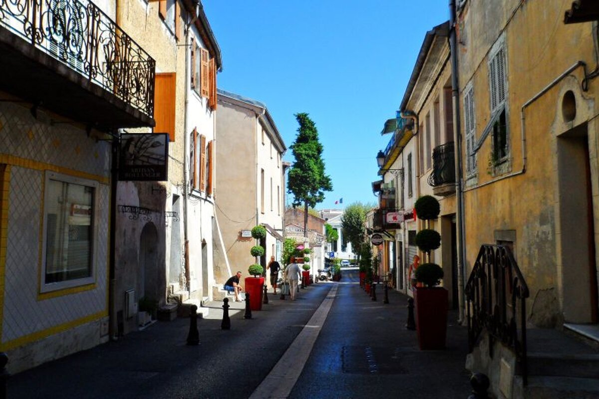 a shady street in St Laurent
