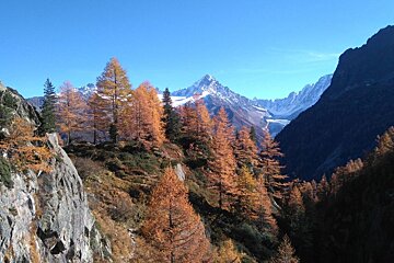 Hiking in Vallorcine near Chamonix Mont Blanc