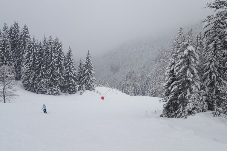 a piste in morzine