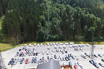 Grepon car park Chamonix