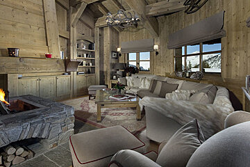 Les Sorbiers Chalet, Courchevel 1850 lounge