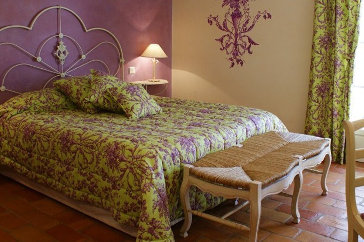 Moulin de Villefranche double bedroom