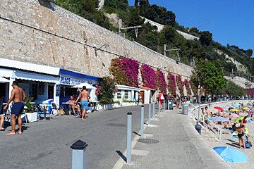 Plage des Mariniers, Villefranche-sur-Mer