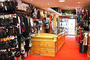 Zenith - Ski Hire, Val Thorens shop interior