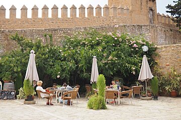 under the walls at the Santuari Arta Mallorca