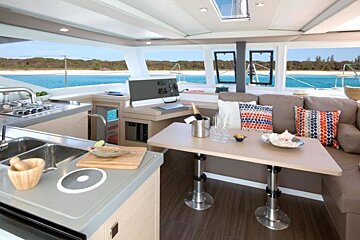Fountaine Pajot Lucia 40 11.7m Sailing Catamaran, Palma de Mallorca saloon