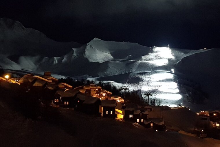 It's cold in La Plagne & conditions are very good