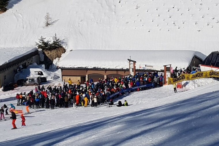 It's cold in La Plagne & conditions are very good
