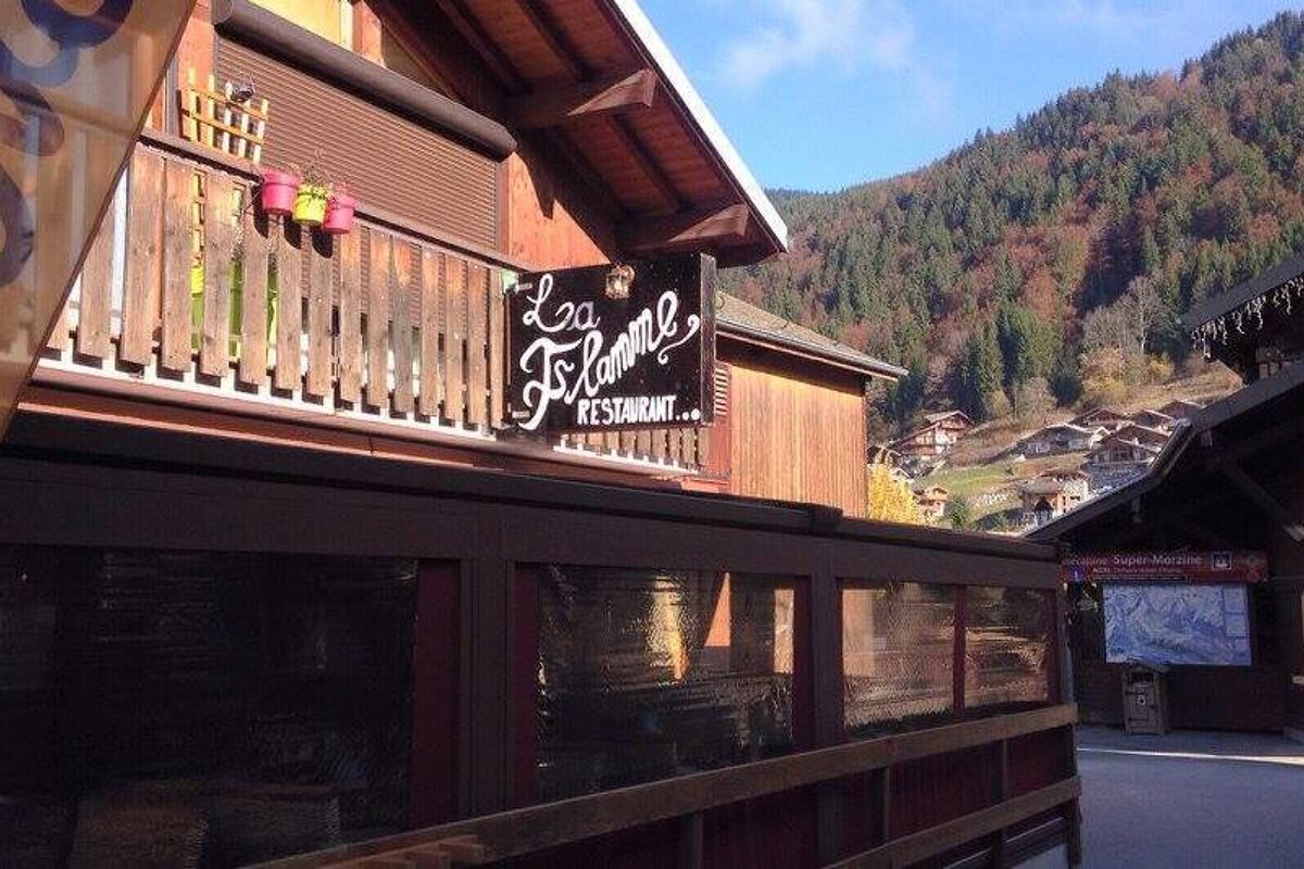 La Flamme Restaurant, Morzine exterior
