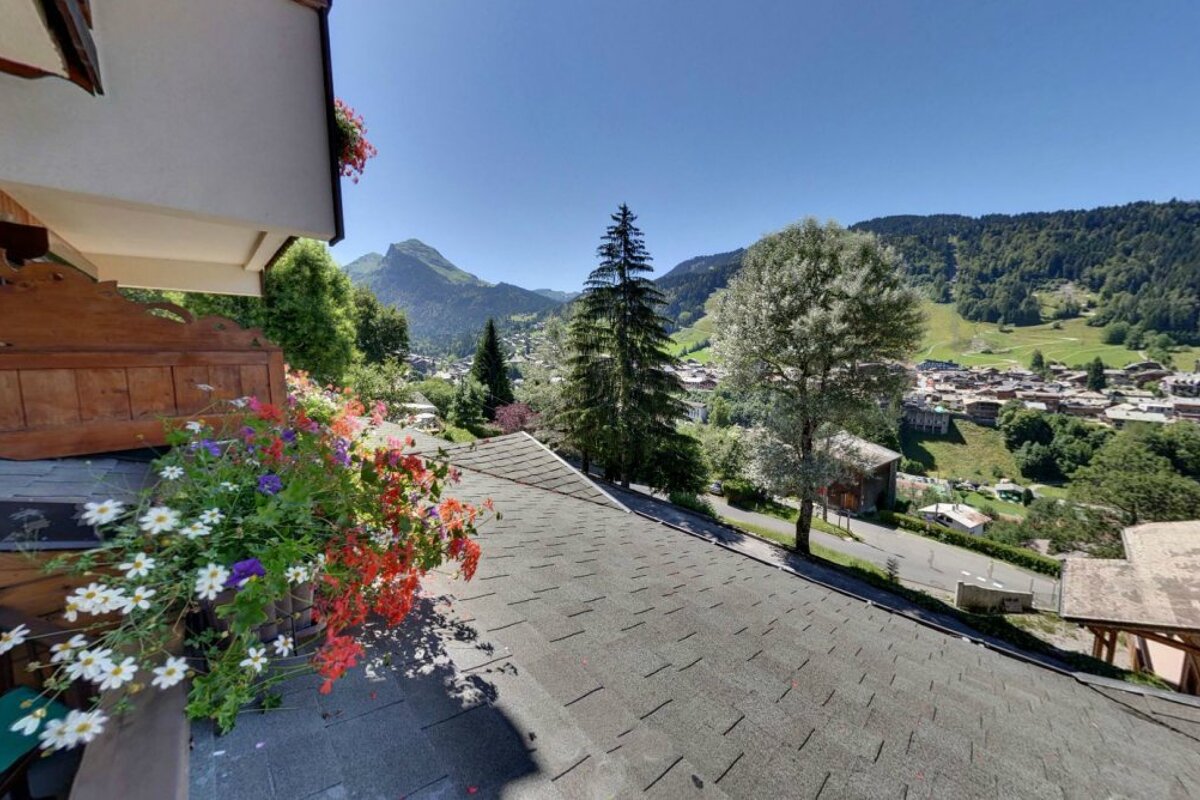 Le Dahu Hotel, Morzine view