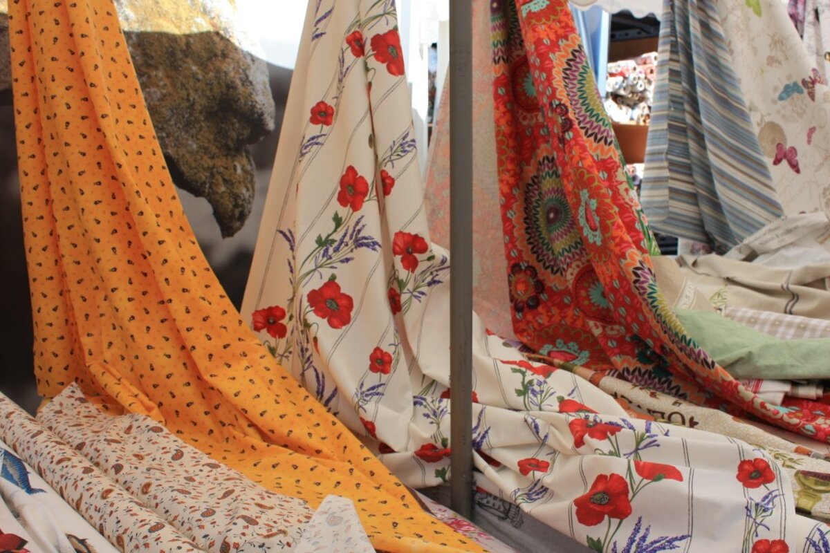 fabric for sale in the market