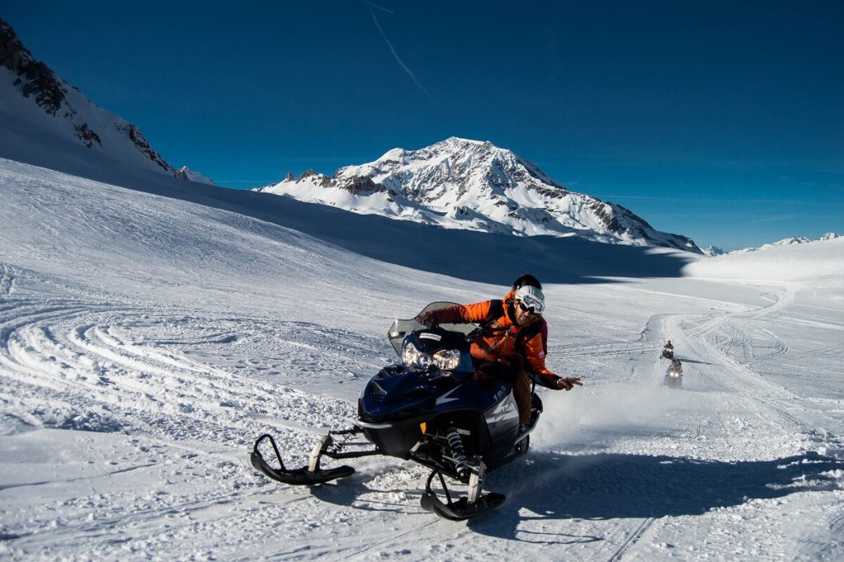 Snowmobiling, Val d'Isere