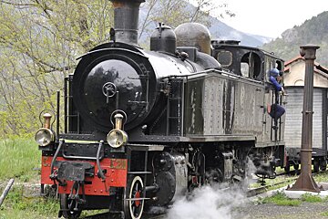 Train des Pignes a Vapeur (Steam Train), Provence