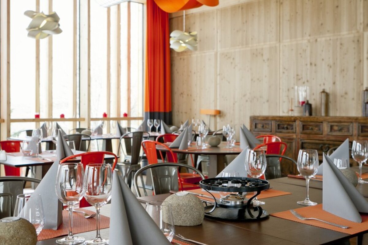 Aiguille Grive Chalet Hotel, Arc 1800 restaurant