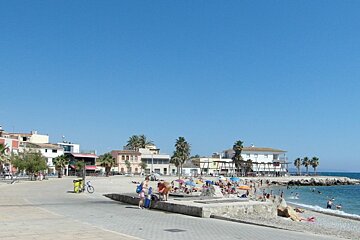 a sea harbour in Mallorca