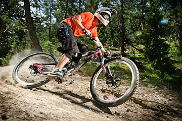 Le Grand Puy Bike Park, Seyne mountain biker
